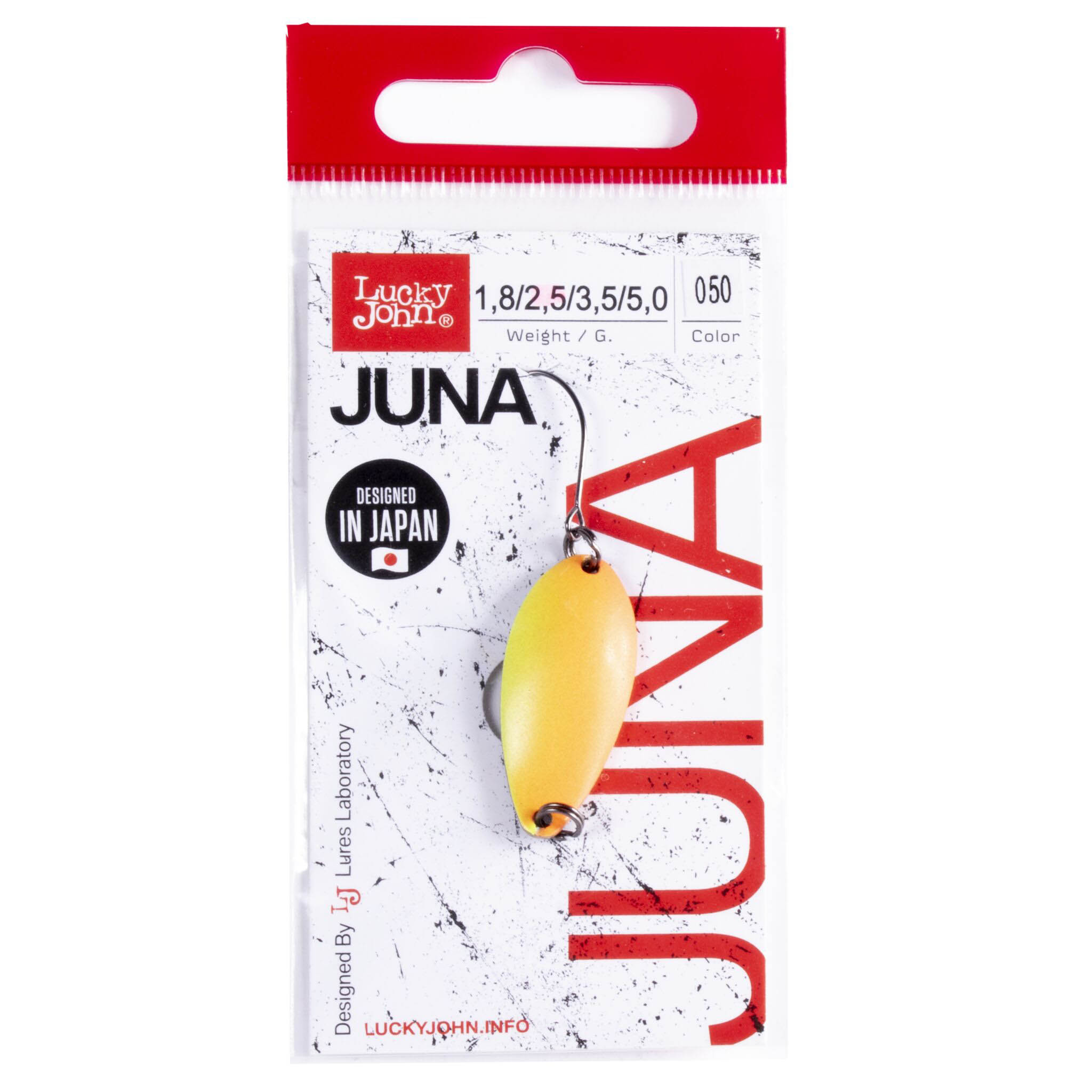 Колеблющаяся Блесна Lucky John Juna 2,5 гр 30 мм 050   LJJU25-050 — крупный план
	                                    3