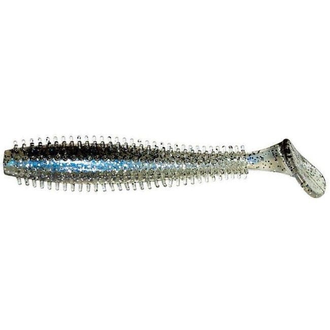 Силиконовая приманка Kosadaka Spikey Shad 90 90 мм 9 шт SR   SSH-090-SR — характеристики,  особенности конструкции