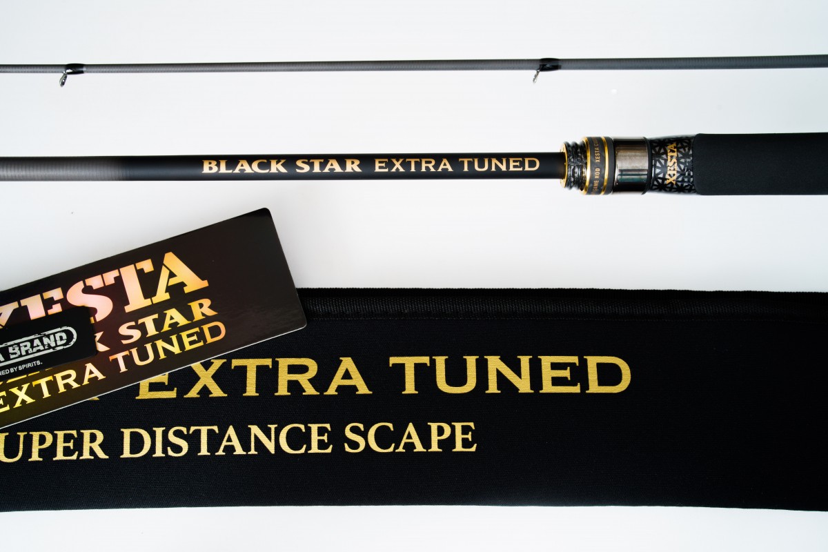 Спиннинг Xesta Black Star Extra Tuned S82MHX-S 255 см 1,5 - 18 гр  Super Distance Scape  XBSET-S84MH-T — крупный план
	                                    5