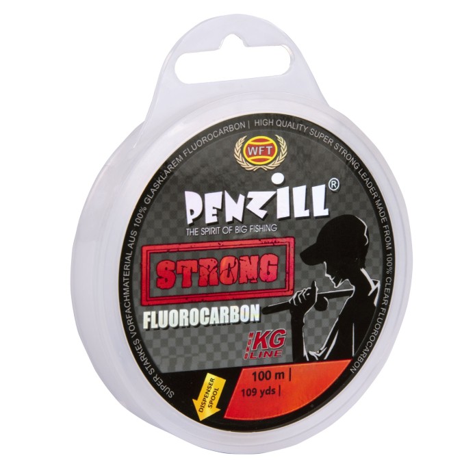 Леска монофильная WFT Penzill Fluorocarbon Strong 100 м 0,25 мм    1D-C-320-025 — характеристики,
	                                    особенности конструкции