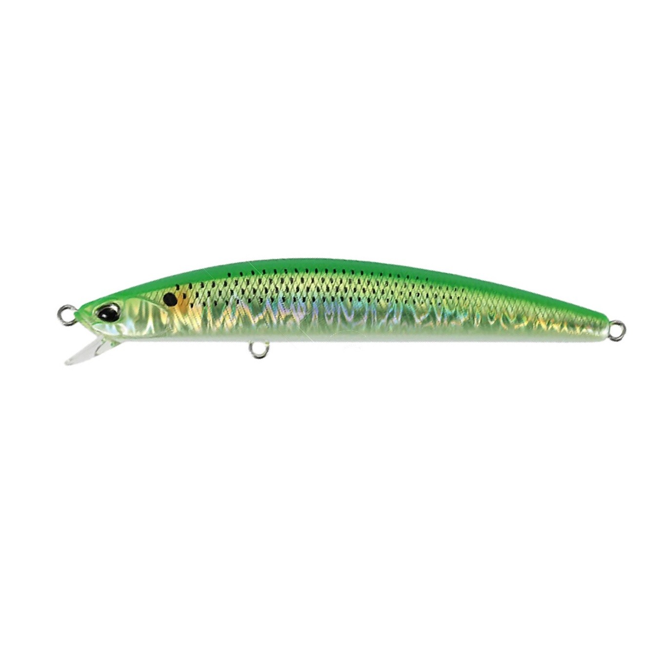 Воблер DUO Tide Minnow Sprat 100SF CPA3512 Inakko Lime Chart 13 гр   DUO-76907 — характеристики,  особенности конструкции