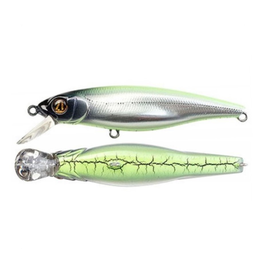 Воблер Pontoon 21 Greedy Guts 111SP-SR 472 CB AL Fresh Green SH 20,1 гр   P21-GGT-111SP-SR-472 — крупный план
	                                    1