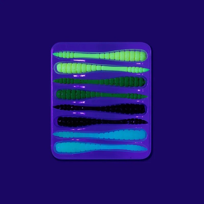 Силиконовая приманка CF Tipsy 2 50 мм 8 шт M19   9-50-M19-6 — крупный план
	                                    2