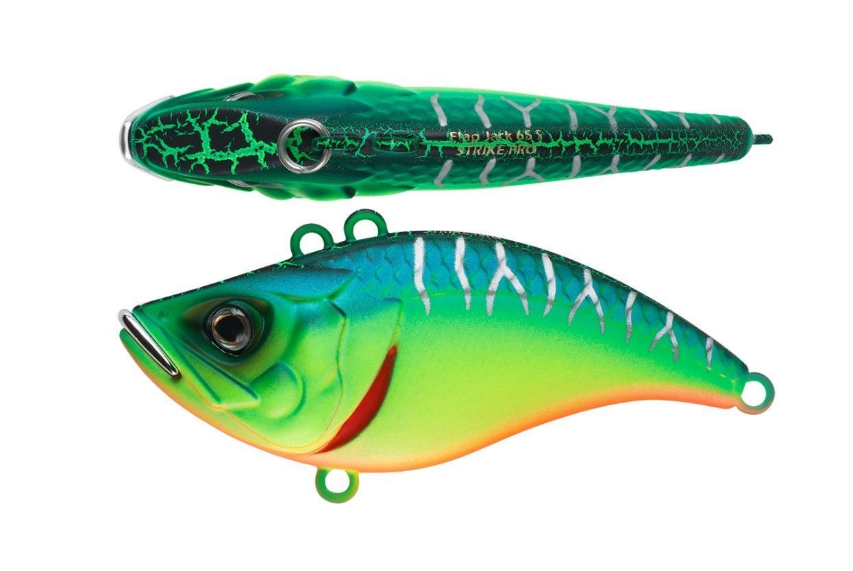 Воблер Strike Pro Flap Jack 65 A204S Pearl Mat Tiger 13,6 гр   EG-128B#A204S — крупный план
	                                    1