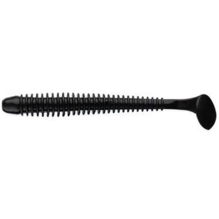 Силиконовая приманка Keitech Swing Impact 3.5 88 мм 8 шт 001 Black — характеристики,  особенности конструкции