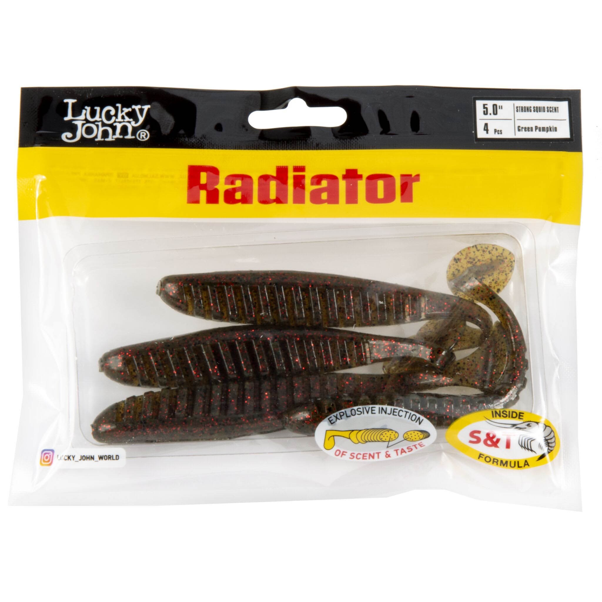 Силиконовая приманка Lucky John Radiator 5.0in 125 мм 4 шт PA03 Pro Series  140211-PA03 — крупный план
	                                    2