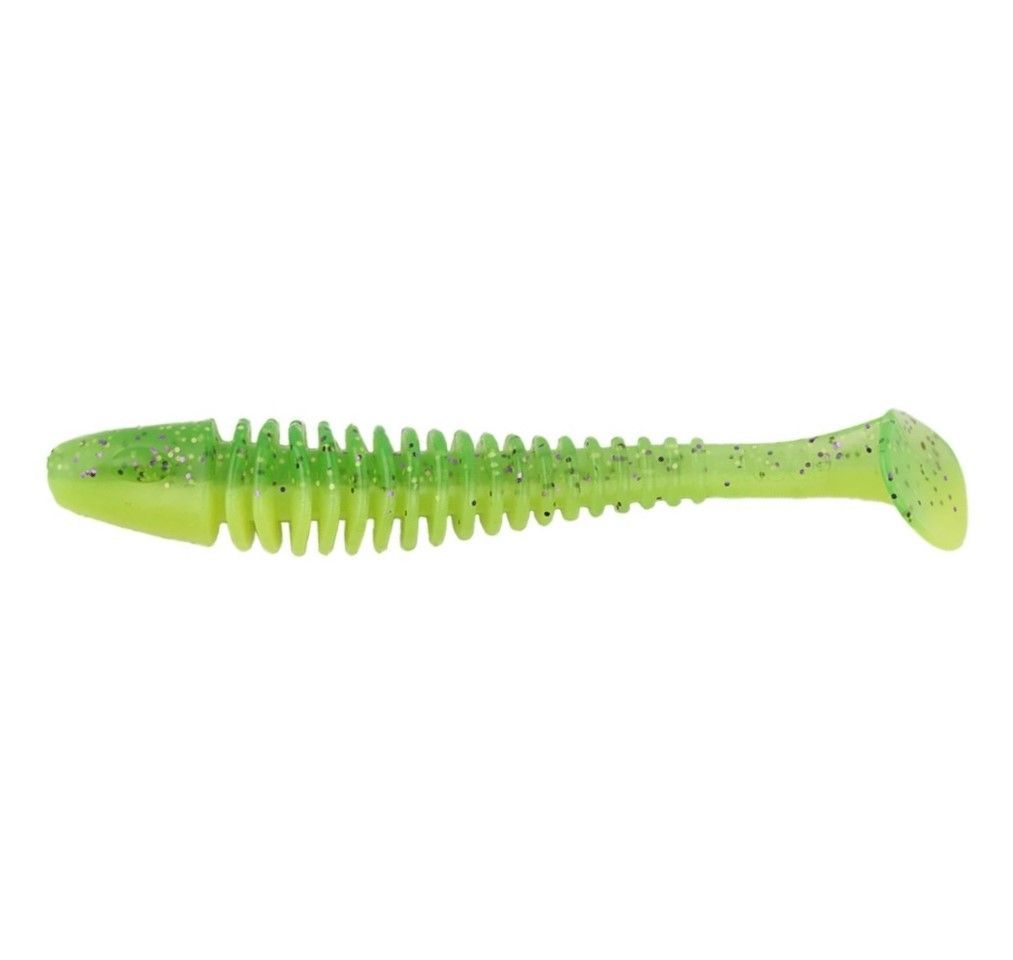 Силиконовая приманка Jig It Snoop 3.3 83 мм 8 шт 017 Hot greeny   JIS83017S — характеристики,  особенности конструкции