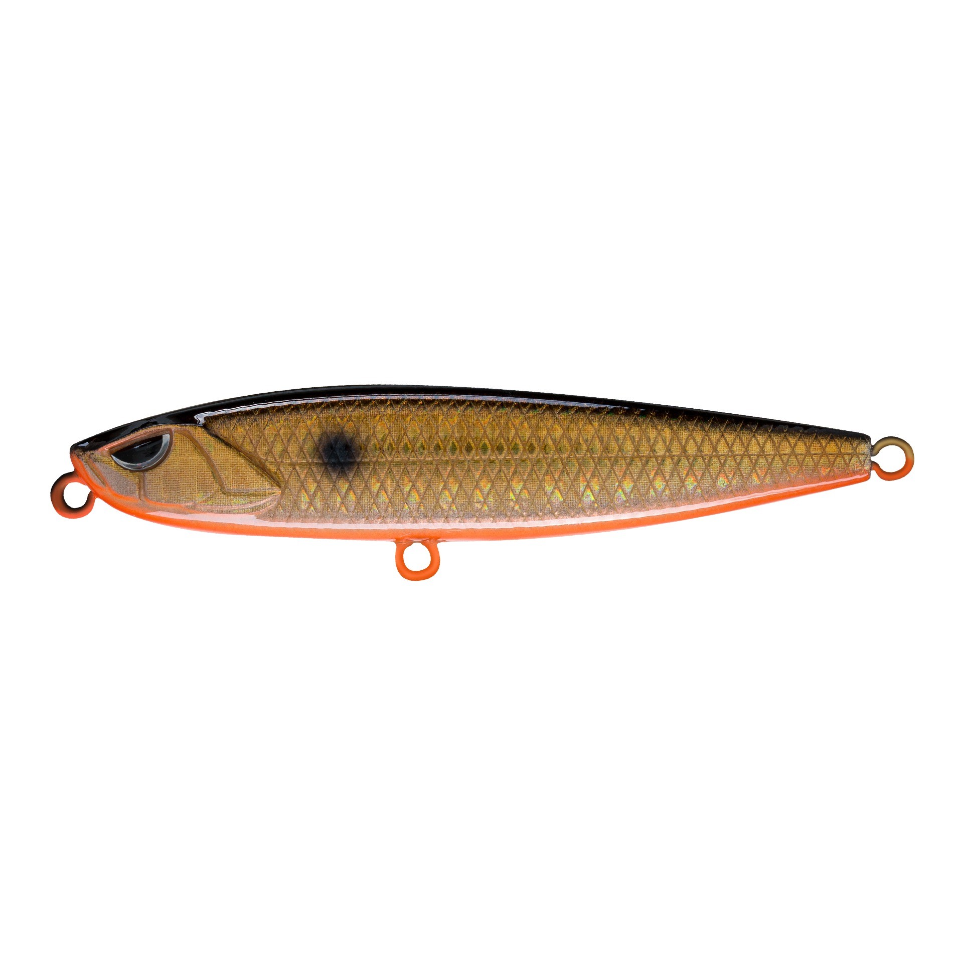 Воблер Strike Pro Scud Stick 70S 613-713 Black Back Smoked OB 16,5 гр Slide Bait Heavy One 70  EG-245#613-713 — характеристики,  особенности конструкции