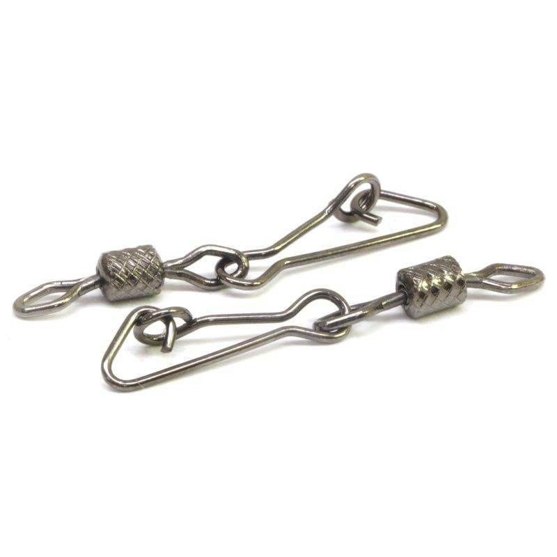 Вертлюг с застежкой Kosadaka Hooked Snap №1 5 шт    3020BN-1 — крупный план
	                                    1