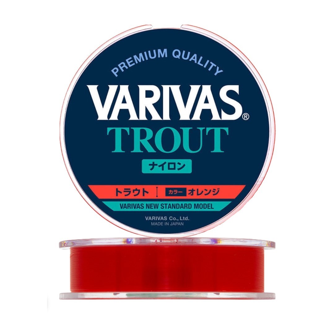 Леска монофильная Varivas Trout Nylon 100 м 0,205 мм Orange PE# 1.5 — характеристики,
	                                    особенности конструкции