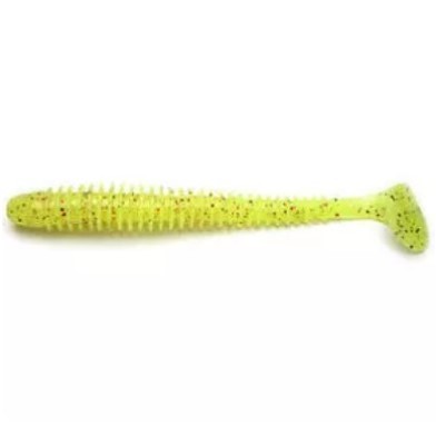 Силиконовая приманка Keitech Swing Impact 4 101 мм 8 шт PAL #01 Chartreuse Red Flake — характеристики,
	                                    особенности конструкции