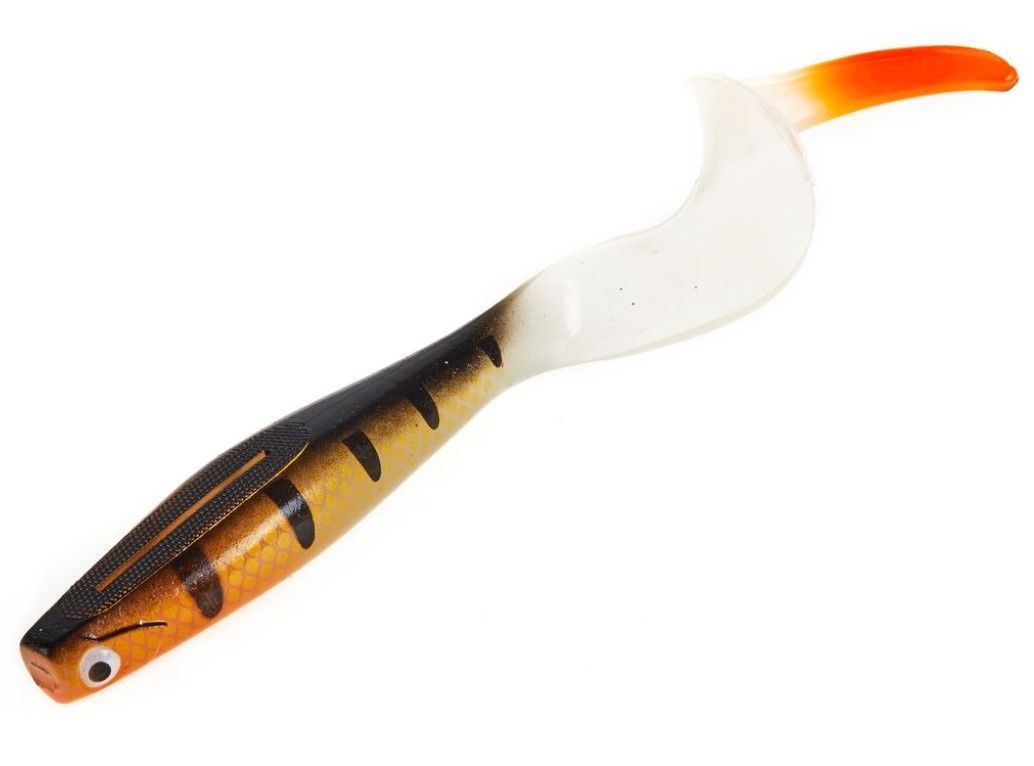 Силиконовая приманка Lucky John Kubira Fire Tail 9.0in 230 мм 1 шт PG36 3D BBS Series  140437-PG36 — крупный план
	                                    1