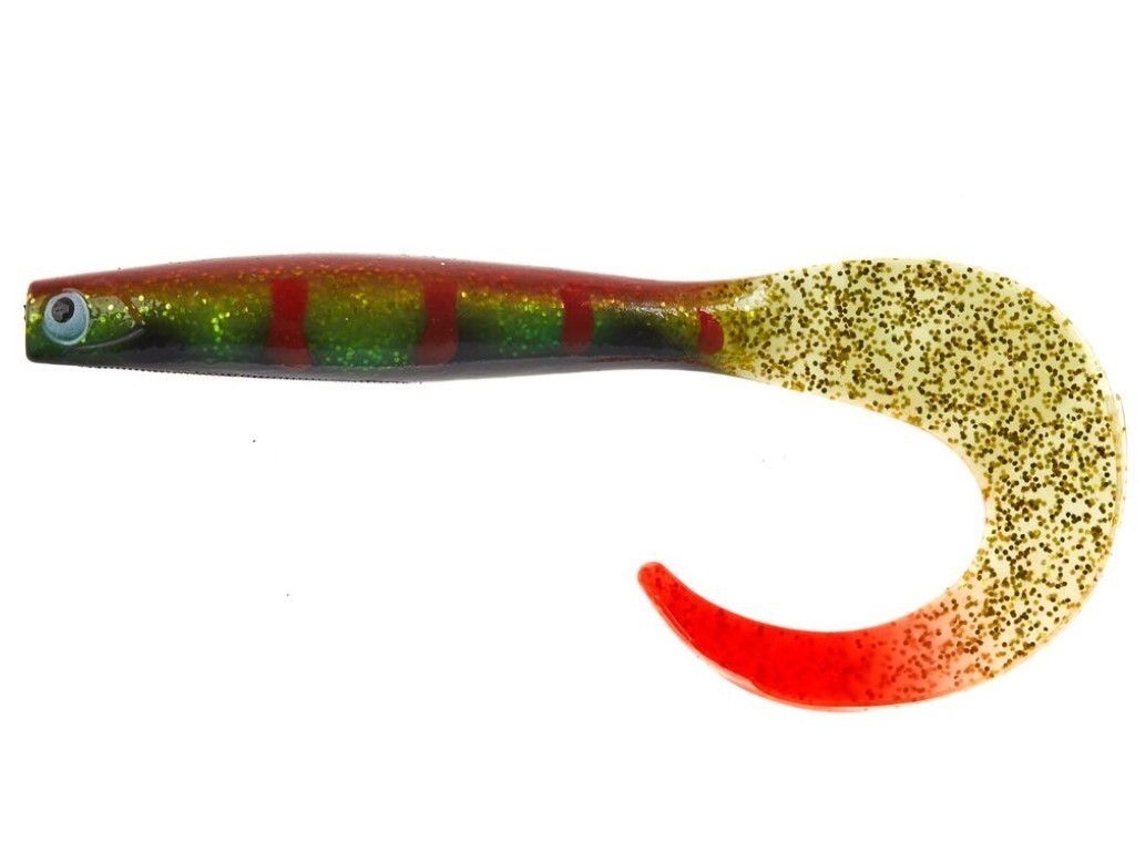 Силиконовая приманка Lucky John Kubira Fire Tail 7.0in 180 мм 1 шт PG27 3D BBS Series  140436-PG27 — характеристики,
	                                    особенности конструкции