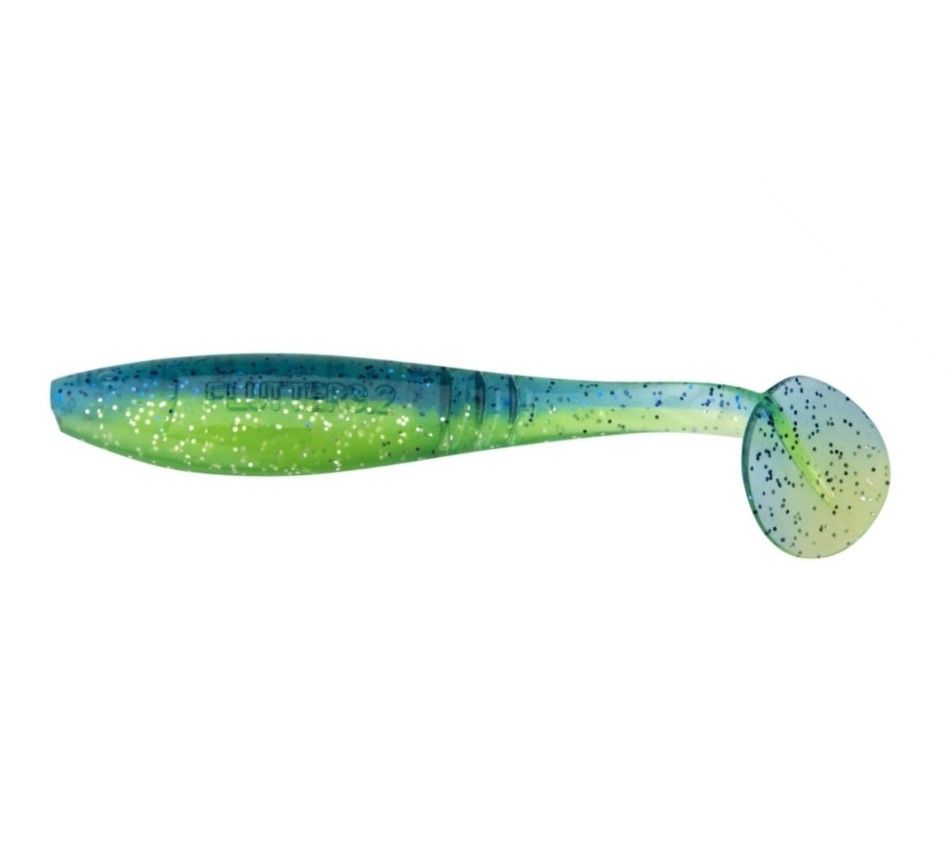 Силиконовая приманка Jig It Flutter 3.2 80 мм 8 шт 003 Chartreuse blue   JIF80003S — характеристики,
	                                    особенности конструкции