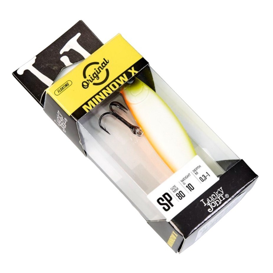 Воблер Lucky John Minnow X 80SP M22 10 гр Original  LJO0808SP-M22 — крупный план
	                                    2