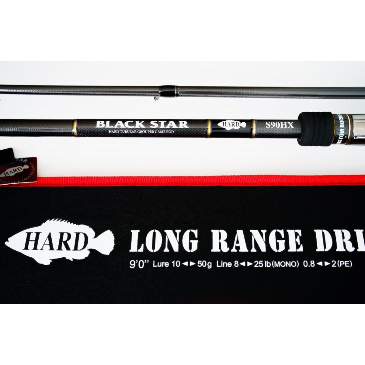 Спиннинг Xesta Black Star Hard S90HX 274 см 10 - 50 гр  Long Range Driver  XBSH-S90HX — характеристики,
	                                    особенности конструкции