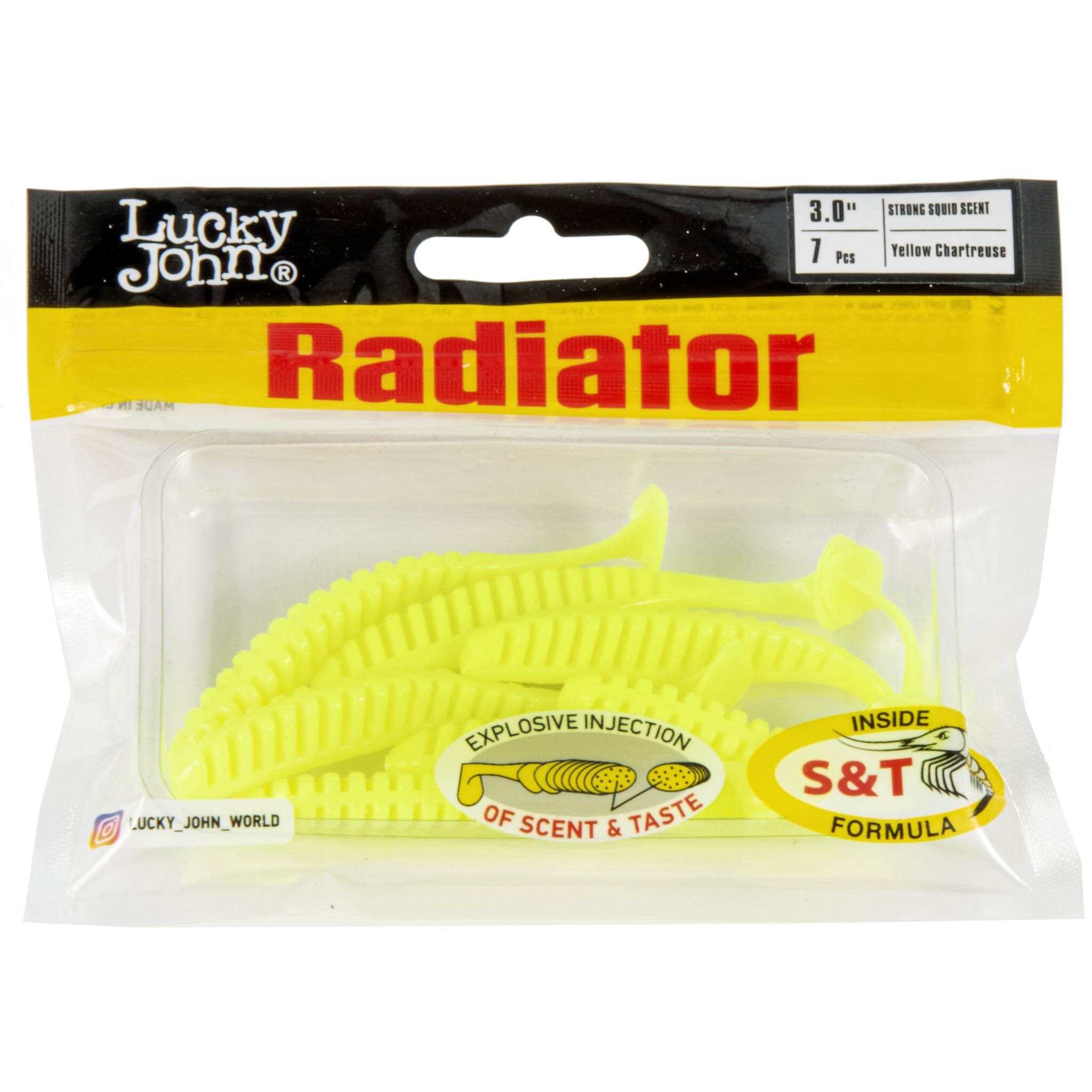 Силиконовая приманка Lucky John Radiator 3.0in 75 мм 7 шт S88 Pro Series  140209-S88 — крупный план
	                                    2