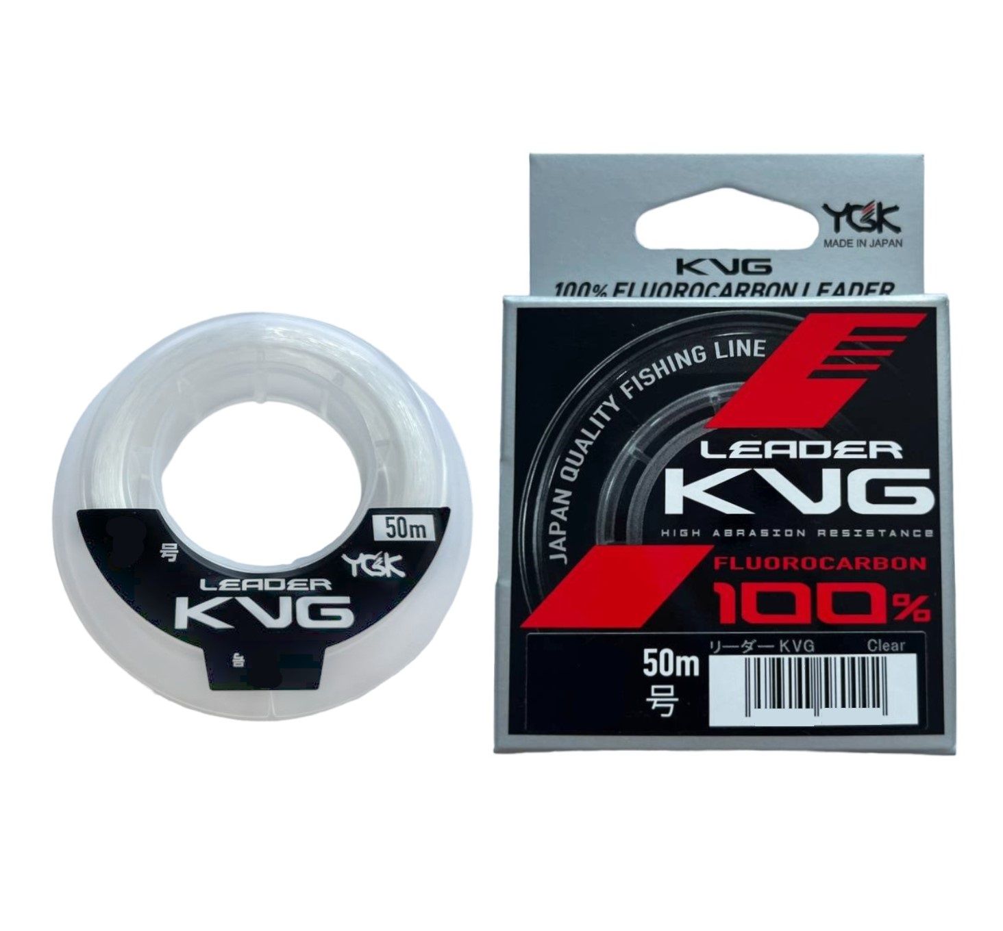 Флюорокарбон YGK KVG Fluorocarbon 50 м 0,26 мм  PE #2.5 — характеристики,  особенности конструкции