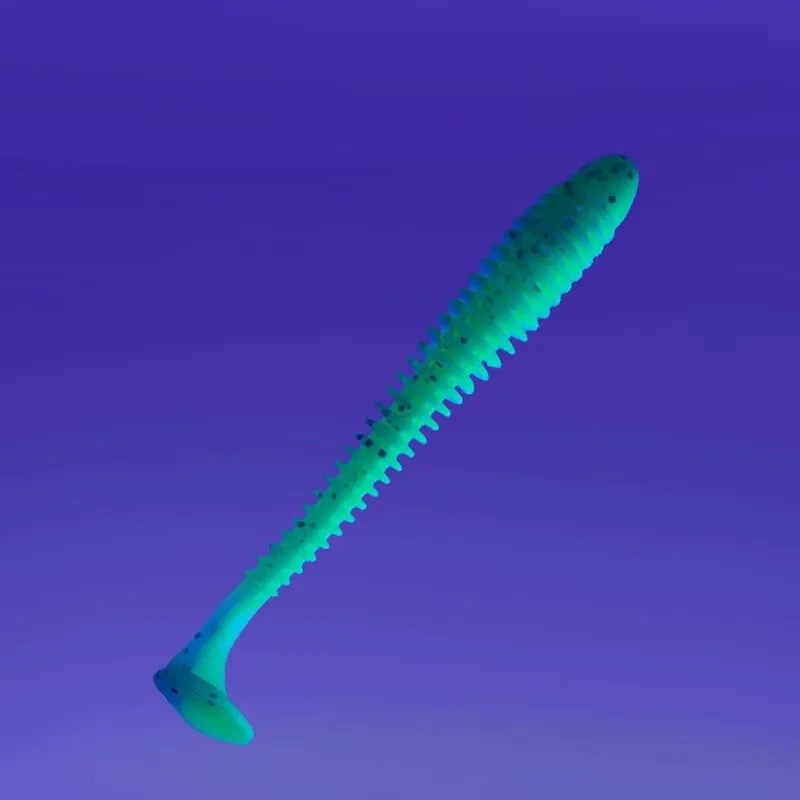 Силиконовая приманка CF Company Vibro Worm 4 100 мм 5 шт 40d   75-100-40d-6 — крупный план
	                                    1