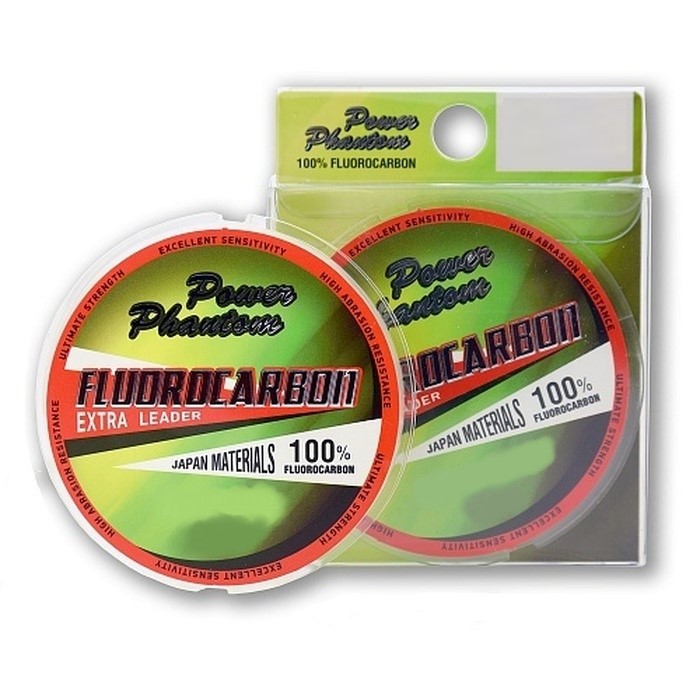 Флюорокарбон Power Phantom Fluorocarbon Extra Leader 50 м 0,23 мм Clear   PPFEL50023 — характеристики,  особенности конструкции