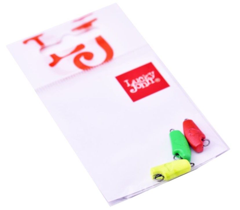 Груз Lucky John Rover 4 гр 3 шт RGY MIX1   LJRMIX1-004 — крупный план
	                                    1