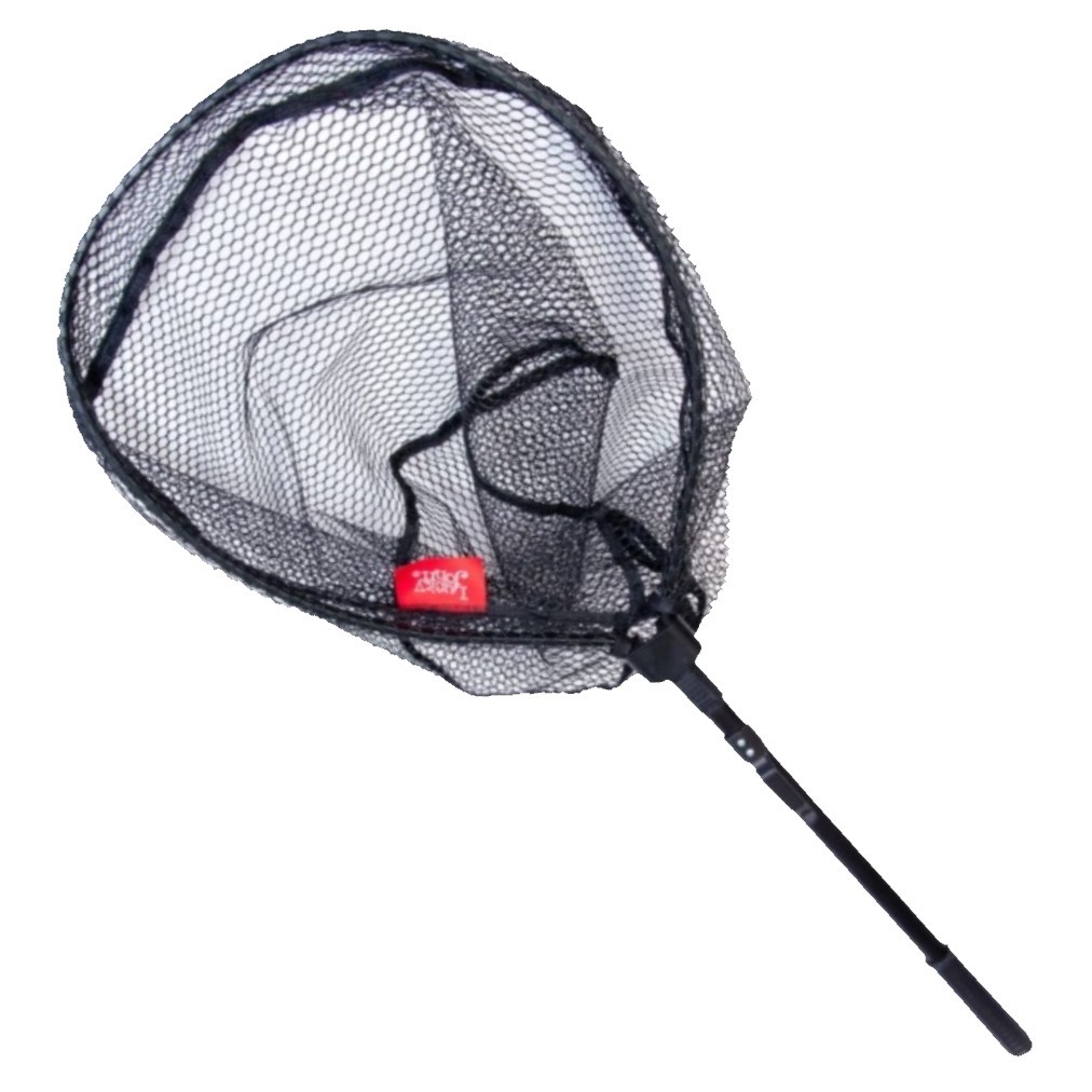 Подсачек Lucky John Складной  86x42х35см  Прорезиненный нейлон   LJ-7357-090 — характеристики,
	                                    особенности конструкции
