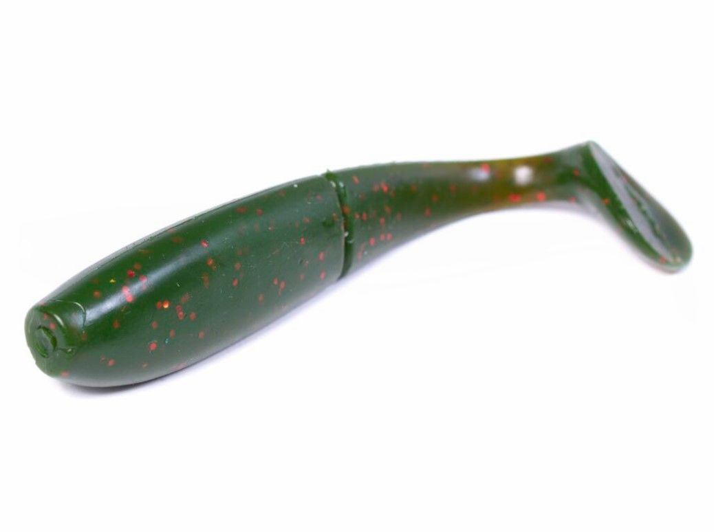 Силиконовая приманка Lucky John Zander Paddle Tail 4.0in 100 мм 5 шт Z09 3D Series  140429-Z09 — крупный план
	                                    1