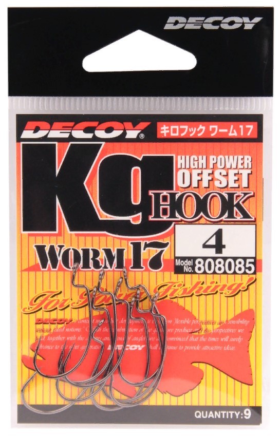 Крючок Офсетный Decoy Kg Hook Worm 17 №5/0 5 шт — крупный план
	                                    1