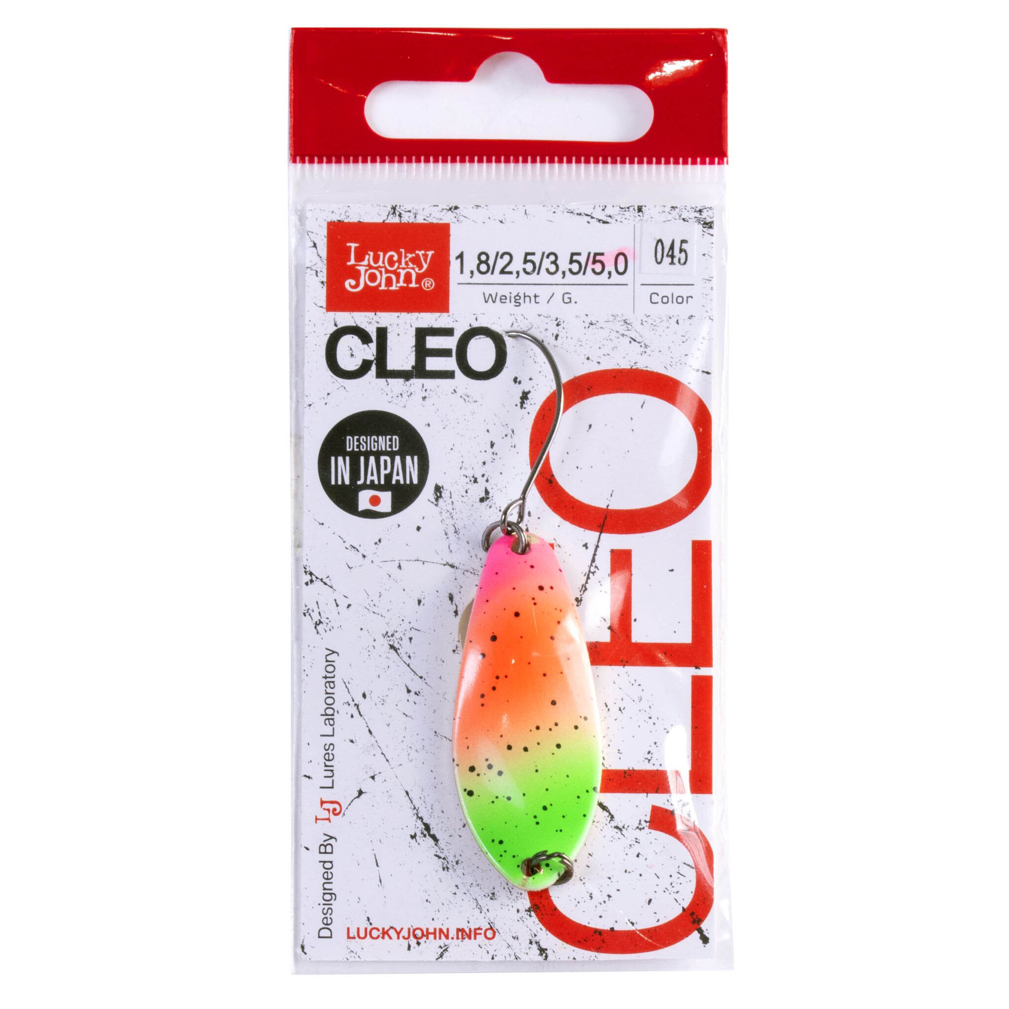 Колеблющаяся Блесна Lucky John Cleo 5 гр 41 мм 045   LJCL50-045 — крупный план
	                                    2