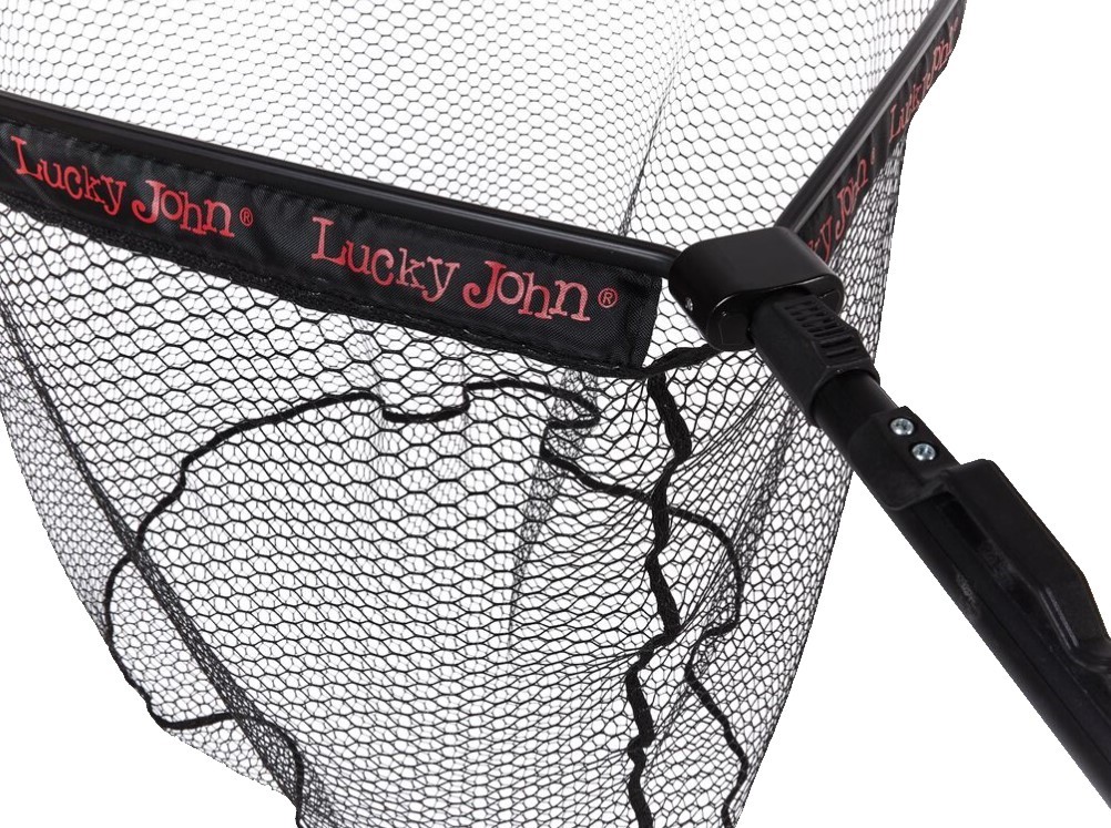 Подсачек Lucky John BBS  180x70х60см  Прорезиненный полиэстер   LJ7060-180LN — крупный план
	                                    3