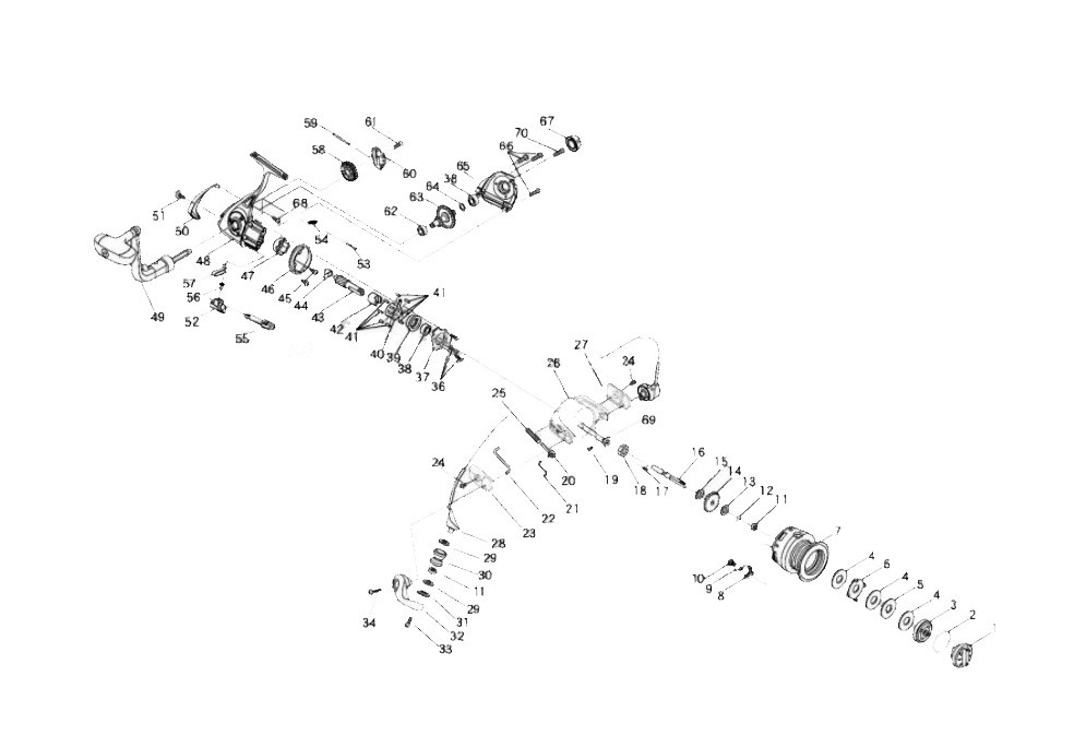 Катушка Ryobi Arctica CF 3000  13  RyArcCF3000 — крупный план
	                                    2