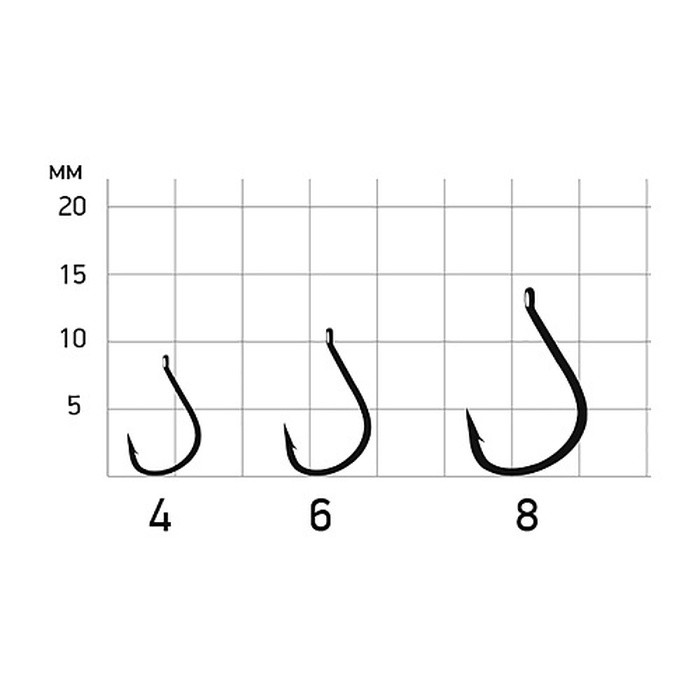 Крючок Одинарный Saikyo KP-10001 Corn №4 10 шт BN   KP-10001BN4-10 — крупный план
	                                    1