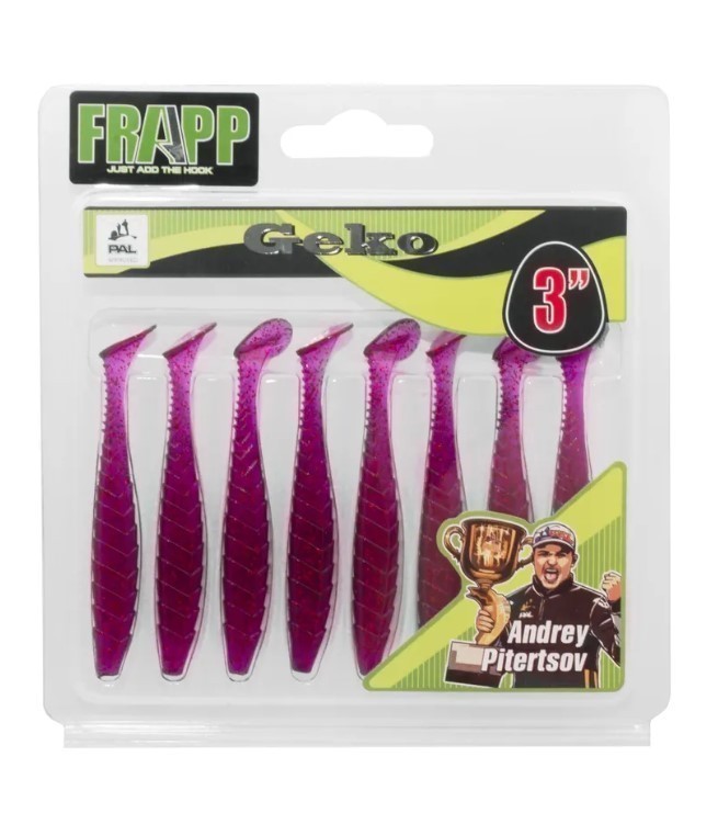 Силиконовая приманка Frapp Geko 3 76 мм 8 шт 22 — крупный план
	                                    1