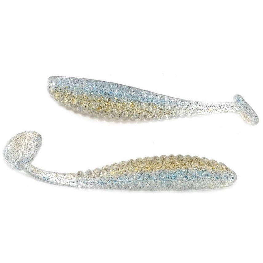 Силиконовая приманка Reins S Cape Shad 3.5 89 мм 6 шт 554-Every Night Blue   SCS3.5-554 — характеристики,  особенности конструкции