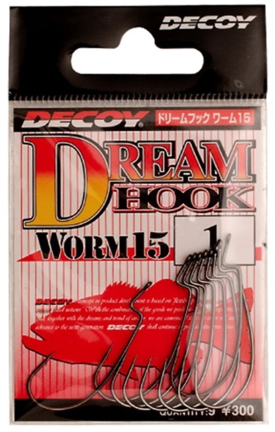 Крючок Офсетный Decoy Dream Hook Worm 15 №3/0 7 шт — крупный план
	                                    1