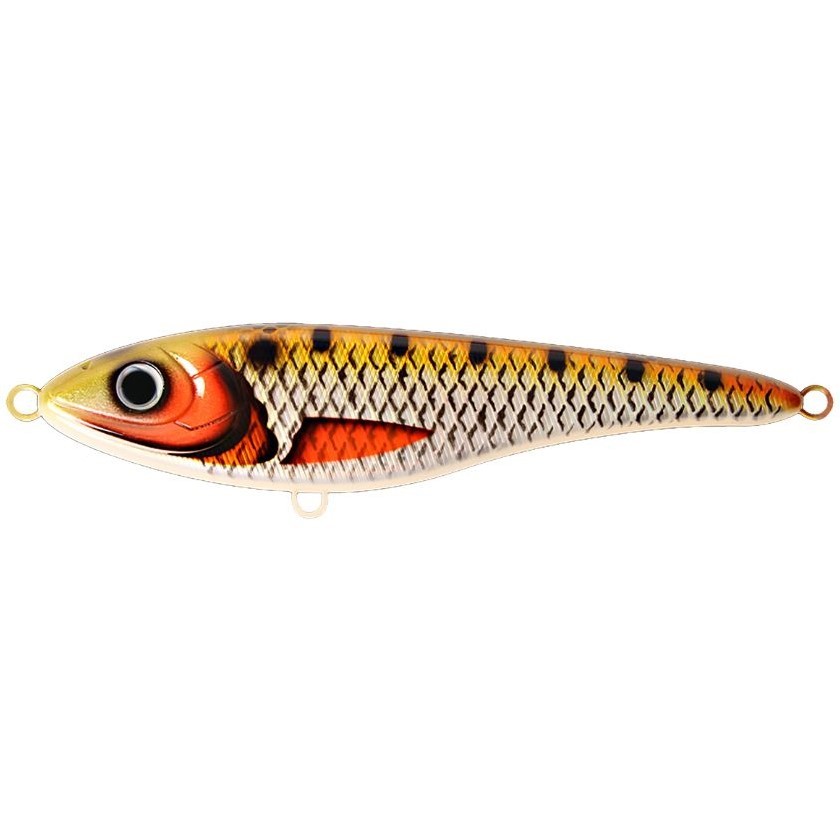 Воблер Strike Pro Big Bandit Sinking CWC007 Golden Ridgeback 98 гр   EG-078#CWC007 — характеристики,
	                                    особенности конструкции