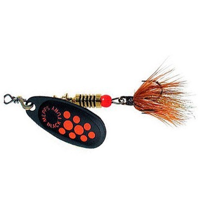 Вращающаяся Блесна Mepps Comet Black Fury Mouche №2 4,5 гр NR   cbf-2-n — характеристики,
	                                    особенности конструкции