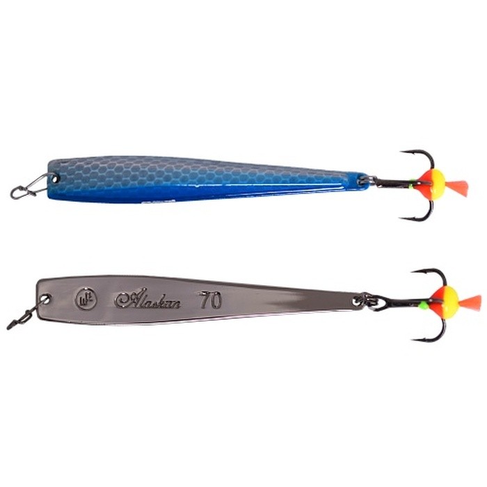 Зимняя Блесна ECOPRO Alaskan 11 гр 70 мм BUS   EPVJAT70BUS — характеристики,  особенности конструкции
