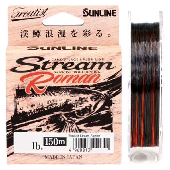 Леска монофильная Sunline Troutist Stream Roman 150 м 0,148 мм  PE# 0.8 — характеристики,  особенности конструкции