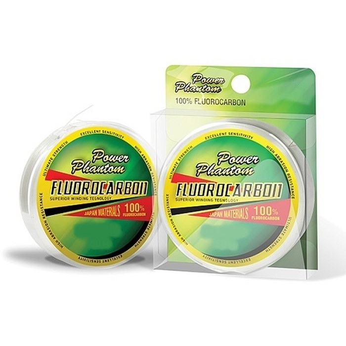 Флюорокарбон Power Phantom Fluorocarbon 50 м 0,341 мм Clear   PPF50034 — характеристики,  особенности конструкции
