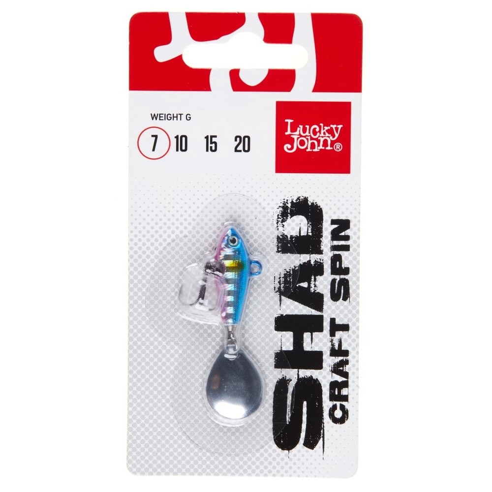 Тейл-спиннер Lucky John Shad Craft Spin 7 7 гр  018   LJSCS007-018 — крупный план
	                                    1