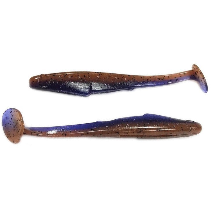 Силиконовая приманка Reins Rockvibe Shiner 4 101 мм 8 шт L07-Purple Jerry   RVS4-L07 — характеристики,  особенности конструкции