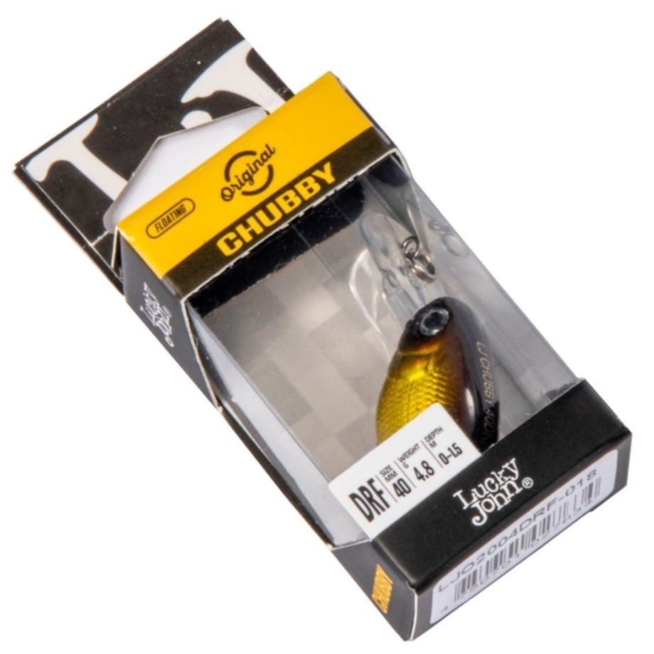 Воблер Lucky John Chubby DR 40F 018 3,8 гр Original  LJO2004DRF-018 — крупный план
	                                    2