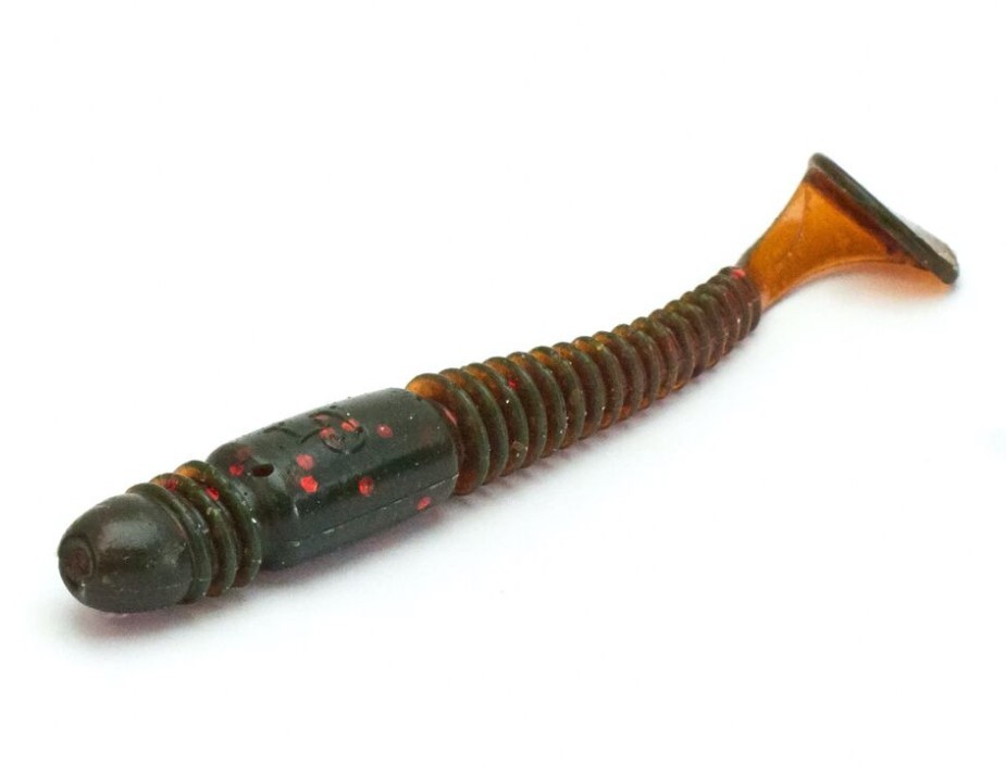 Силиконовая приманка Lucky John Tioga 4.5in 114 мм 5 шт 085 Pro Series  140185-085 — крупный план
	                                    1