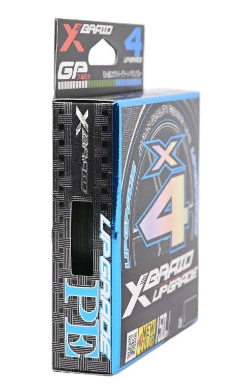 Плетеный шнур YGK X-Braid Upgrade X4 150 м  PE # 0,5 3 Color 0,117 мм — крупный план
	                                    3
