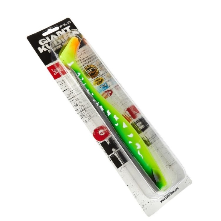 Силиконовая приманка Lucky John Giant Kubira Swim Shad 10.3in 260 мм 1 шт PG26 3D BBS Series  140434-PG26 — крупный план
	                                    2