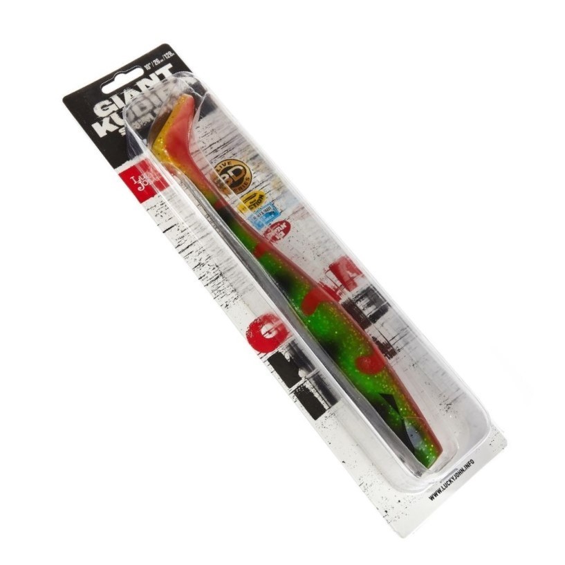Силиконовая приманка Lucky John Giant Kubira Swim Shad 10.3in 260 мм 1 шт PG27 3D BBS Series  140434-PG27 — крупный план
	                                    2