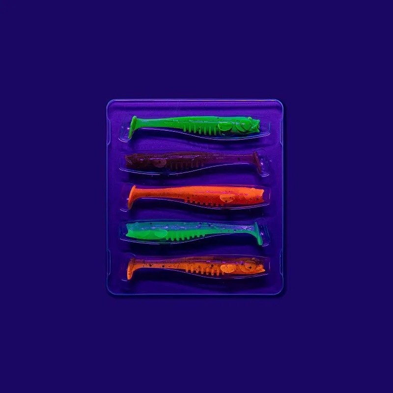 Силиконовая приманка CF Company Nano Minnow 2.8 70 мм 5 шт M28   53-70-M28-6 — крупный план
	                                    2