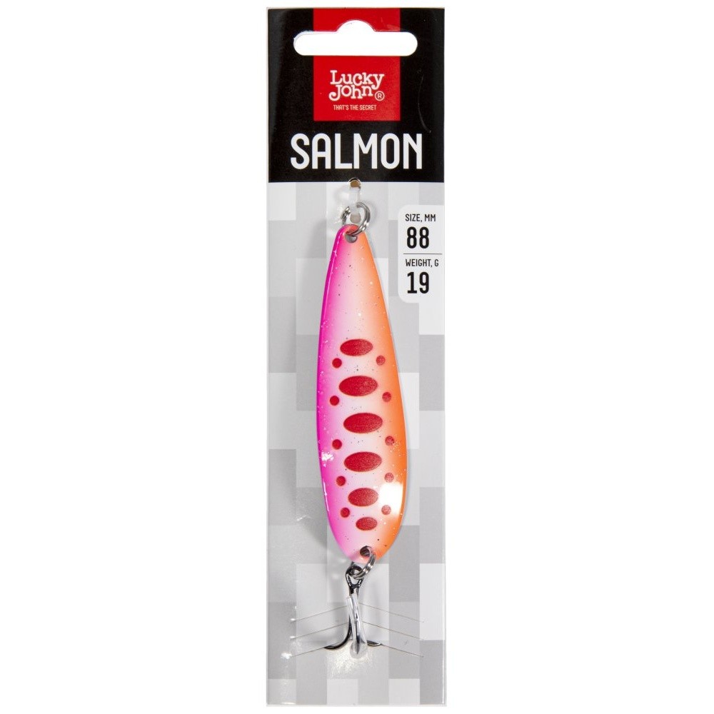 Колеблющаяся Блесна Lucky John Salmon 19 гр 88 мм 007   LJSAL019-007 — крупный план
	                                    3