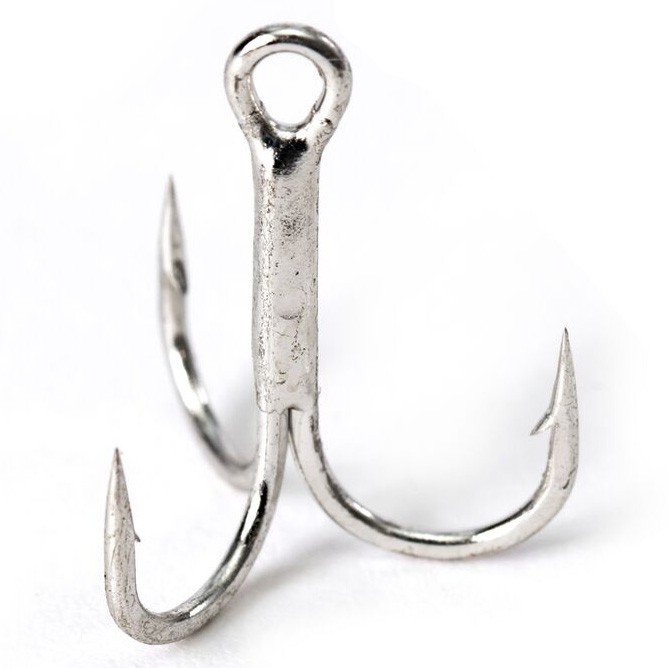 Крючок Тройной Gamakatsu 13N Treble Hooks Nickel №4 10 шт    146664-004 — характеристики,
	                                    особенности конструкции